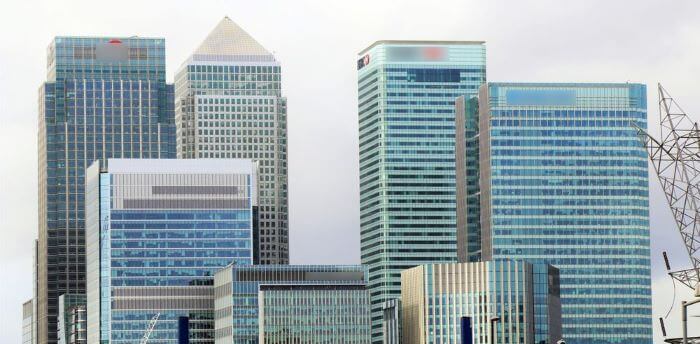 Mortgage lender and bank buildings