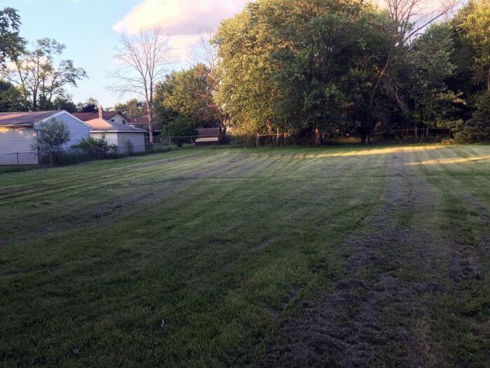 Nice and big backyard